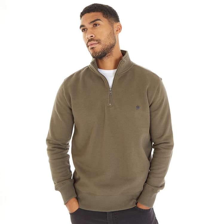 French Connection Heren FC Sweaters Khaki