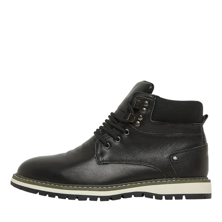 French Connection Heren Workwear Enkellaarzen Zwart