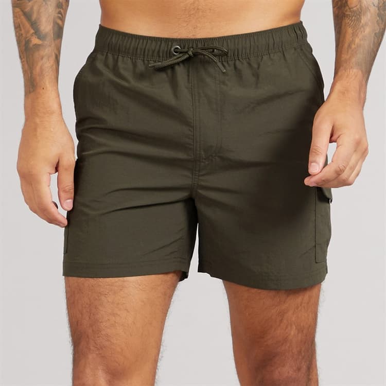 French Connection Heren Zwemshorts Khaki