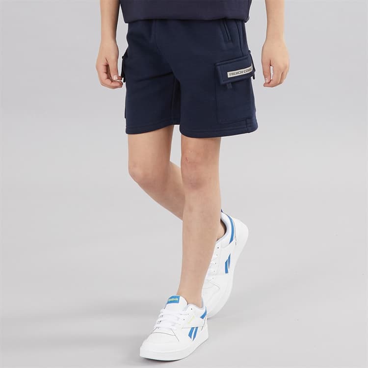French Connection Cargo Shorts Jongens Marine/Grijs