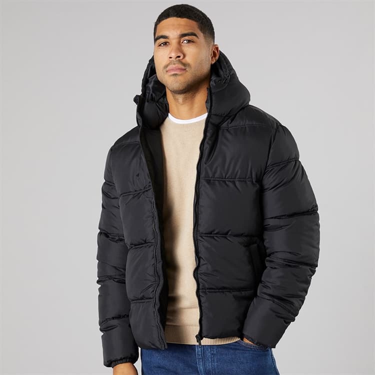 French Connection Heren Mid Jas Zwart