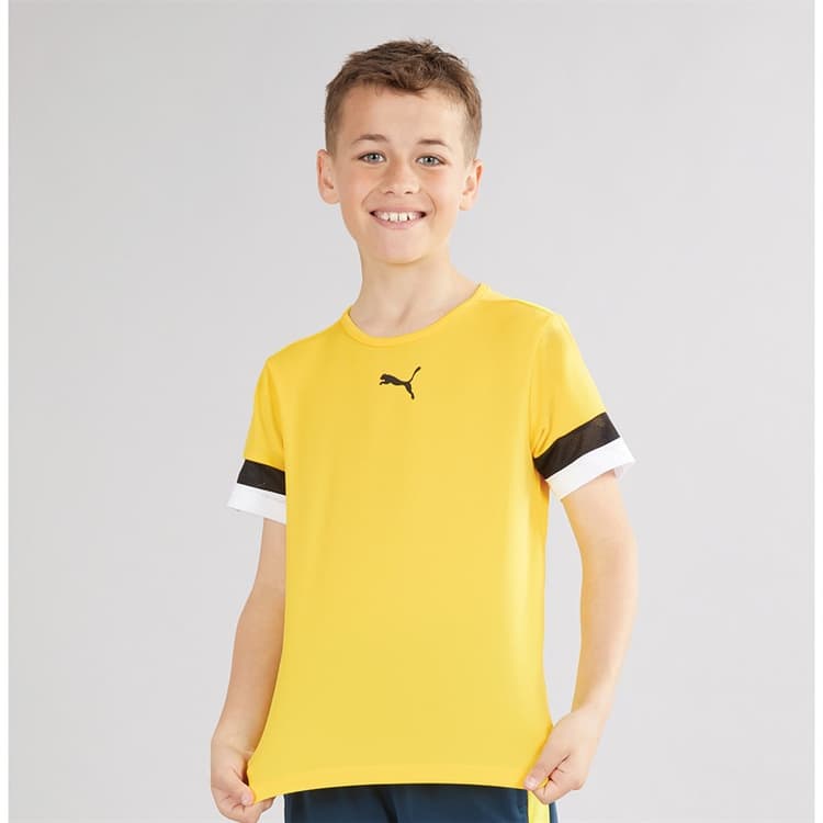 Puma Jongens teamRISE Voetbalshirts Geel
