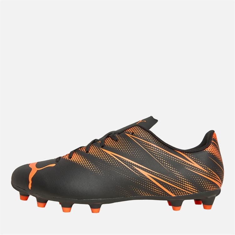 Puma Voetbalschoenen Heren Attacanto FG/AG Vast/Kunstgras Puma Zwart/Gloeiende Rood