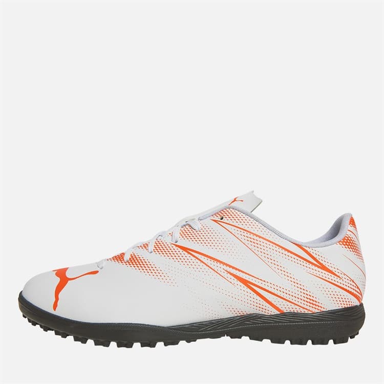 Puma Voetbalschoenen Puma Heren Attacanto TT Astro Wit/Gloeiende Rood