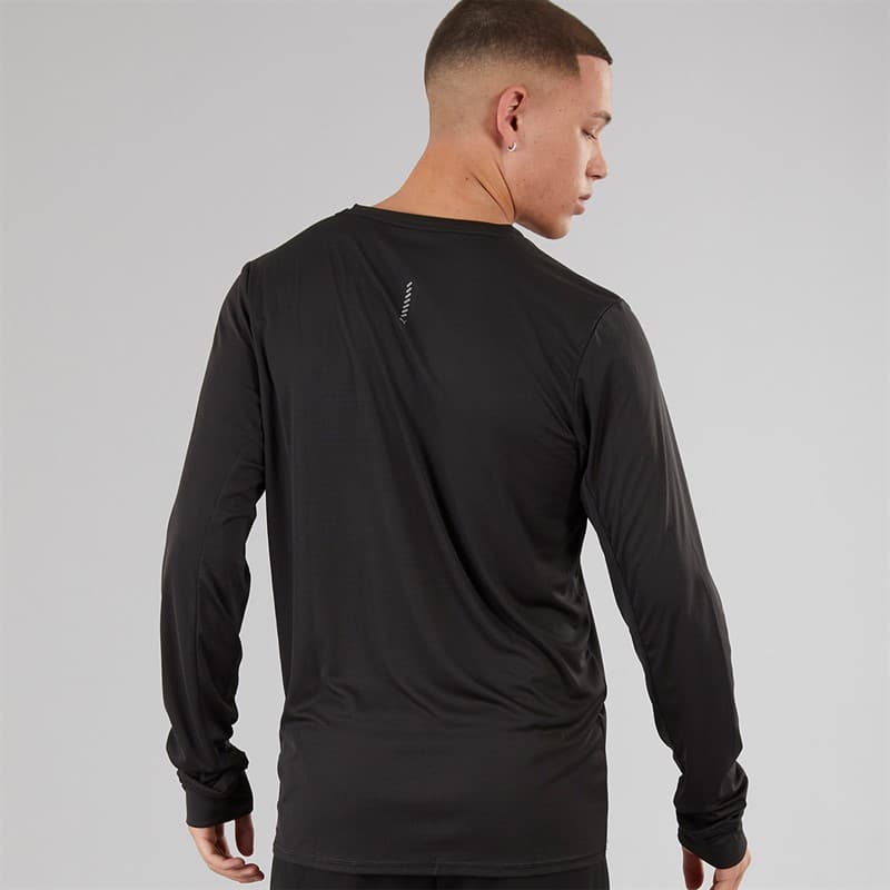 Puma Heren Run Favorite Lange Mouwen Hardloop Top Puma Zwart - Afbeelding 2