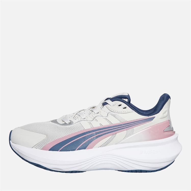 Puma Dames Pulse Pro Neutraal Gedempte Hardloopschoenen Feather Gray/Poised Pink/Dark Indigo