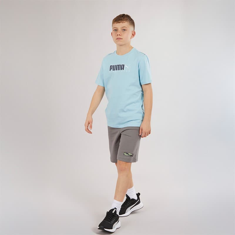 Puma Jongens Grafisch T-shirt Aqua - Afbeelding 3