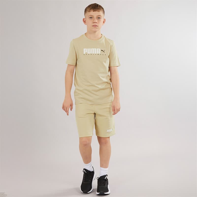 Puma Jongens Grafische Shorts Putty - Afbeelding 3