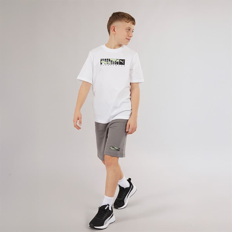 Puma Jongens Grafische Camo Shorts Cast Iron - Afbeelding 3