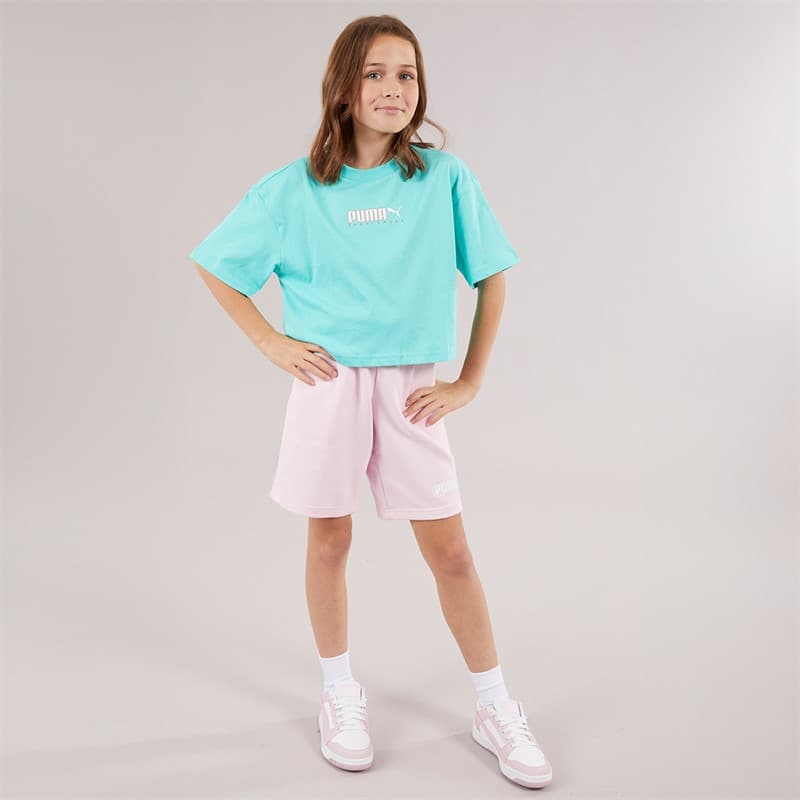 Puma Meisjes Grafische Shorts Roze - Afbeelding 3