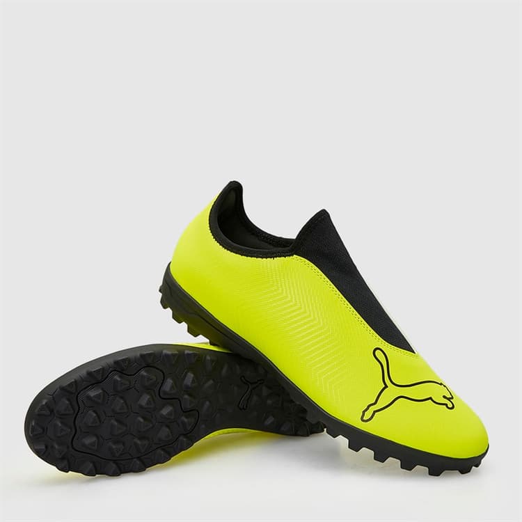 Puma Heren Finesse Laceless TF Astro Voetbalschoenen Yellow Alert