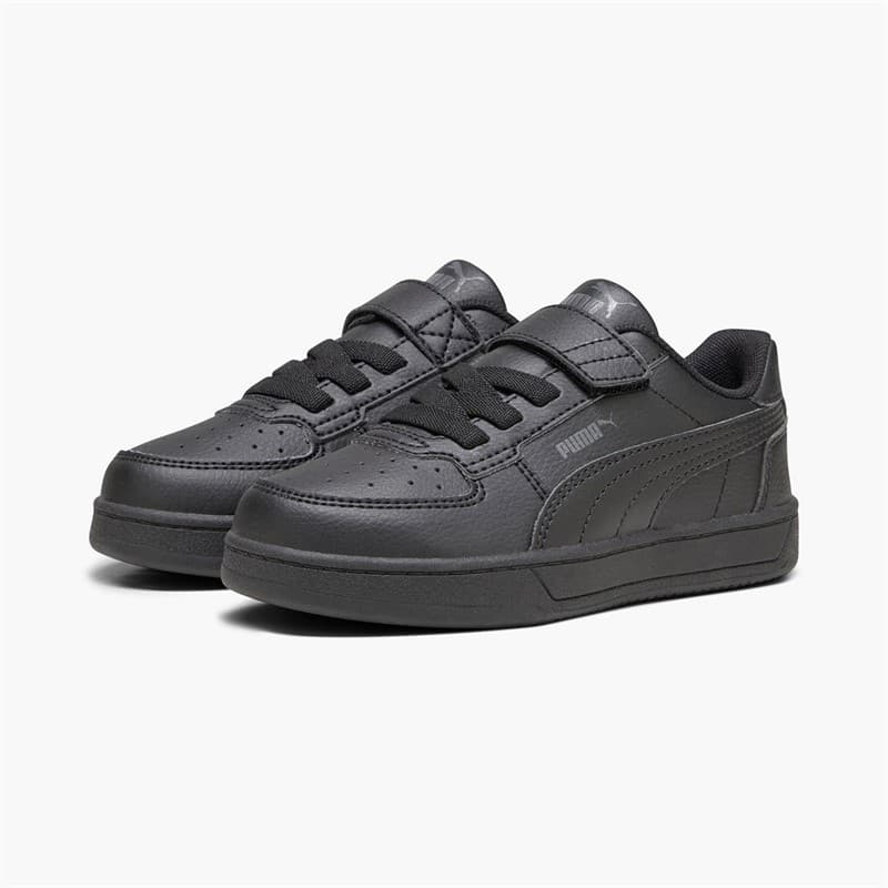 Puma Jongens Caven 2.0 Klittenband Sneakers Zwart/Dark Grey - Afbeelding 1
