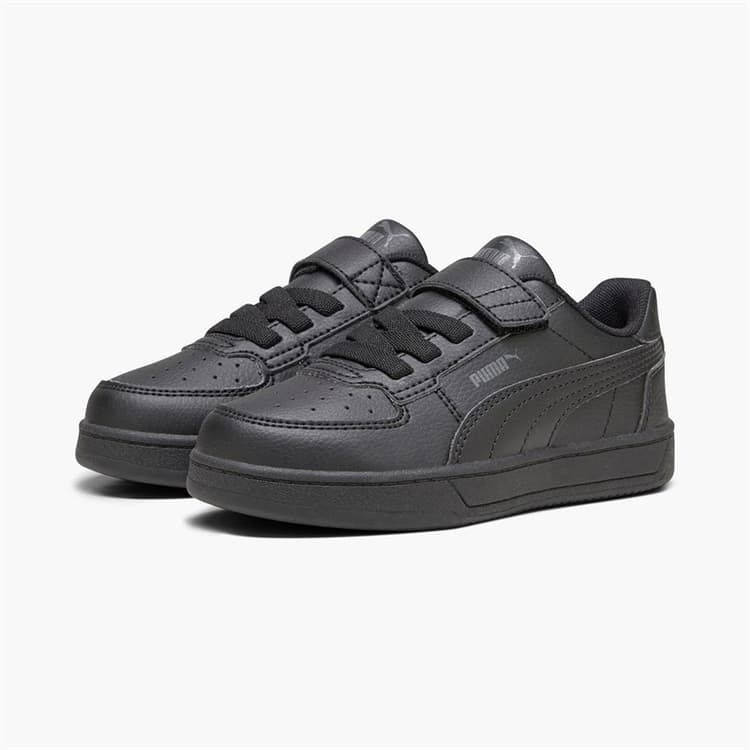 Puma Jongens Caven 2.0 Klittenband Sneakers Zwart/Dark Grey