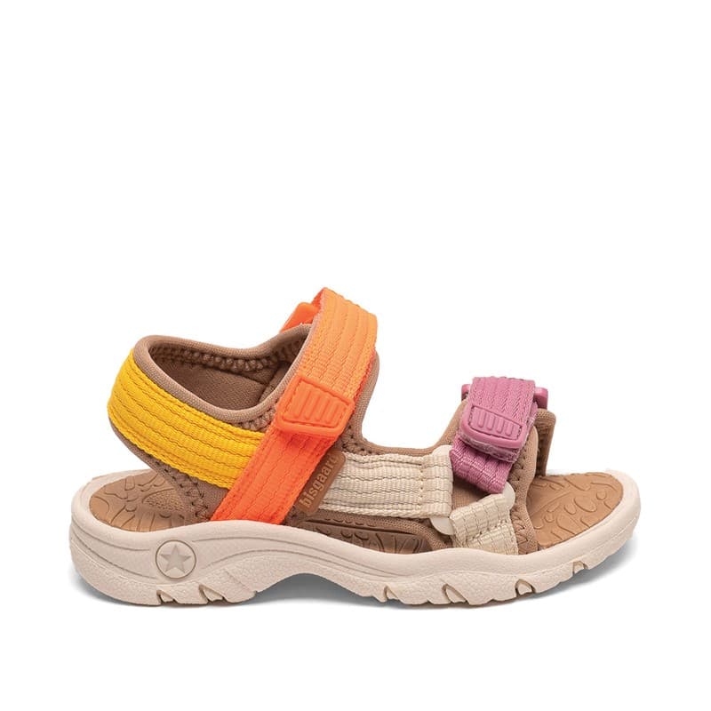 Bisgaard Nico Meisjes sandalen neon roze - Afbeelding 1