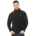 Trespass Heren Bernal Fleece met Volle Rits Zwart