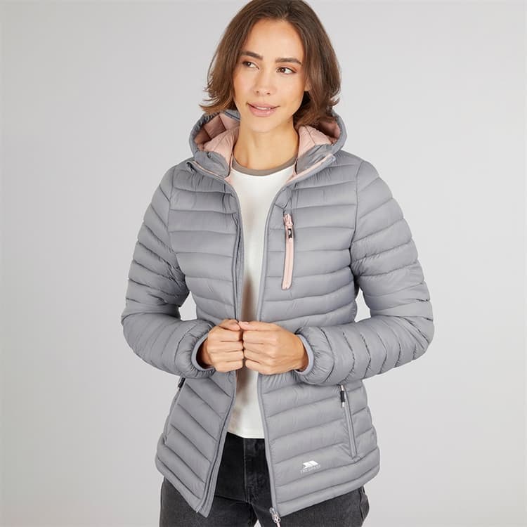 Trespass Dames Lenka Pufferjas Grijs
