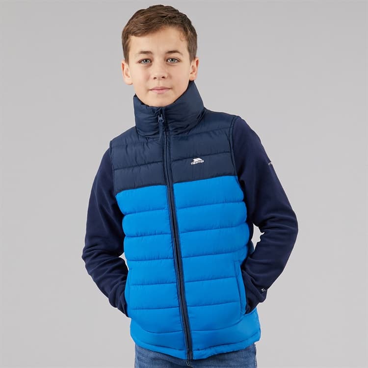 Trespass Jongens Wilde Bodywarmers Blauw