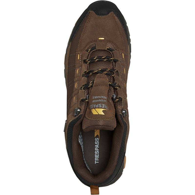 Trespass Heren Scarp Waterproof Hiking Wandelschoenen Bruin - Afbeelding 4