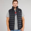 Trespass Heren Fergal Micro Gewatteerd Gilet Zwart