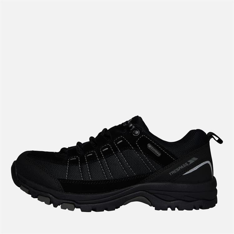 Trespass Heren Scarp Waterproof Wandelschoenen Zwart