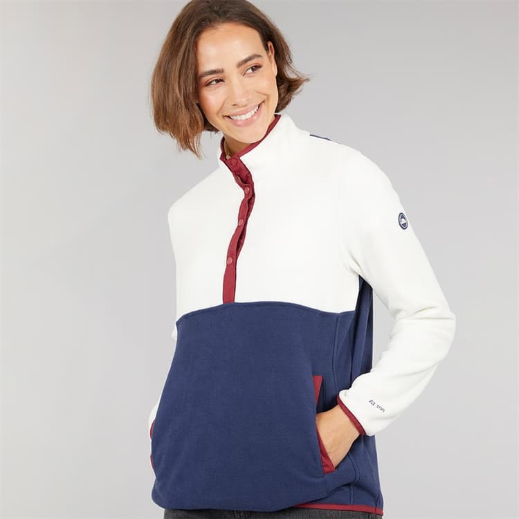 Trespass Dames Abilene Half Knoop Fleece Ghost