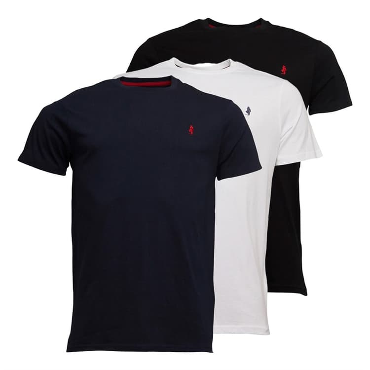 MCS Herenshirts Ohio Driepack Tap Shoe/Helder Wit/Donker Sap