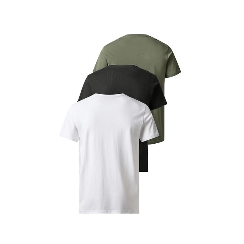 MCS Heren Texacana Drie Pack T-shirts Tapshoe/Beetle/Wit - Afbeelding 2