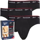 Reebok Heren Wiggins Performance Drei-Pack Slips Schwarz