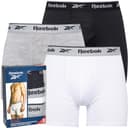Reebok Heren Ainslie Performance Drie Pack Medium Zwembroek Zwart/Grijs Melange/Wit