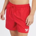 Reebok Zwemshorts Heren Yale Vector Rood