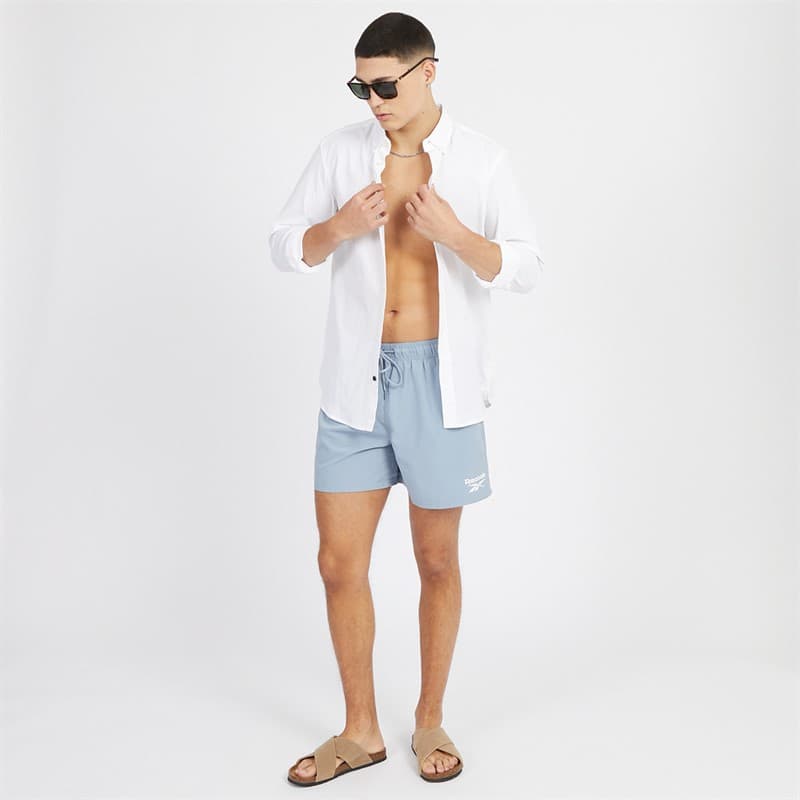 Reebok Heren Yale Zwemshorts Grijs - Afbeelding 3