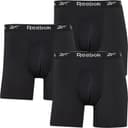 Reebok Heren Ainslie Performance Drie Pack Medium Trunks Zwart