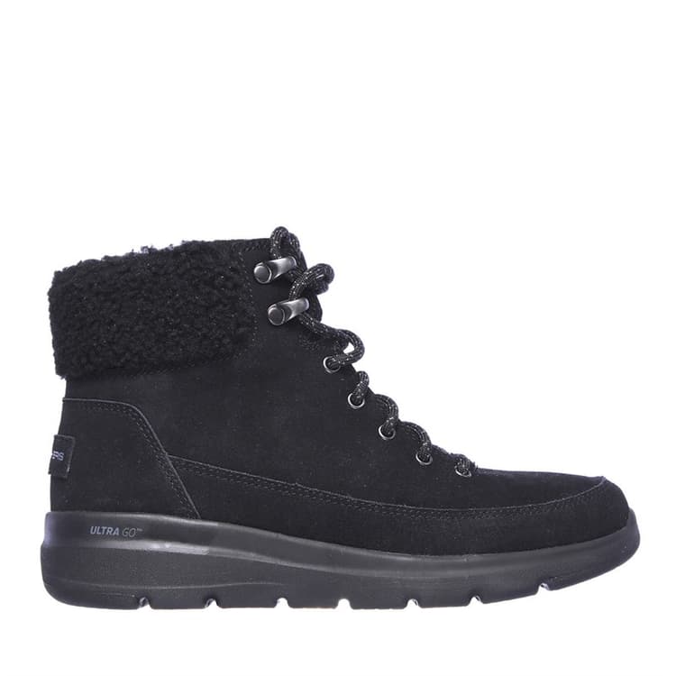 SKECHERS Dames Glacial Ultra Laarzen Zwart
