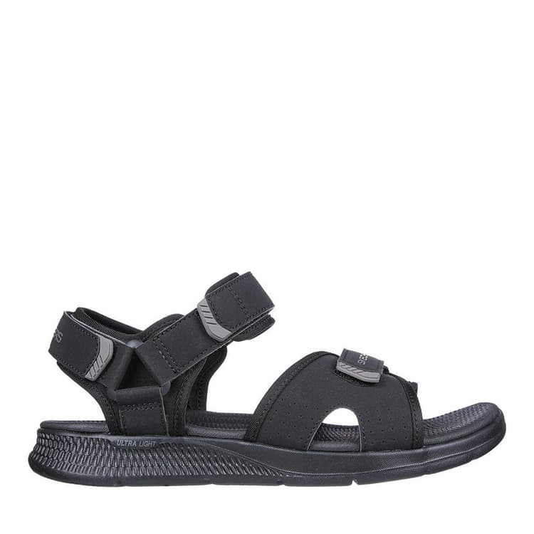 SKECHERS Heren Go Consistent Tributary Sandalen Zwart