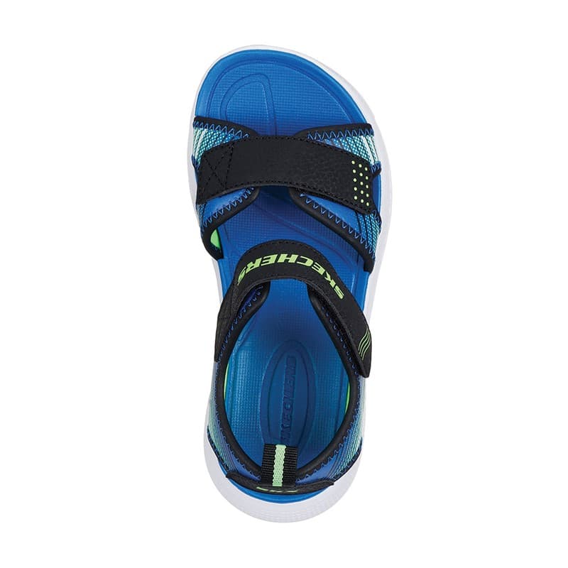 SKECHERS Jongens Microspec - Splash Sandalen Zwart - Afbeelding 4