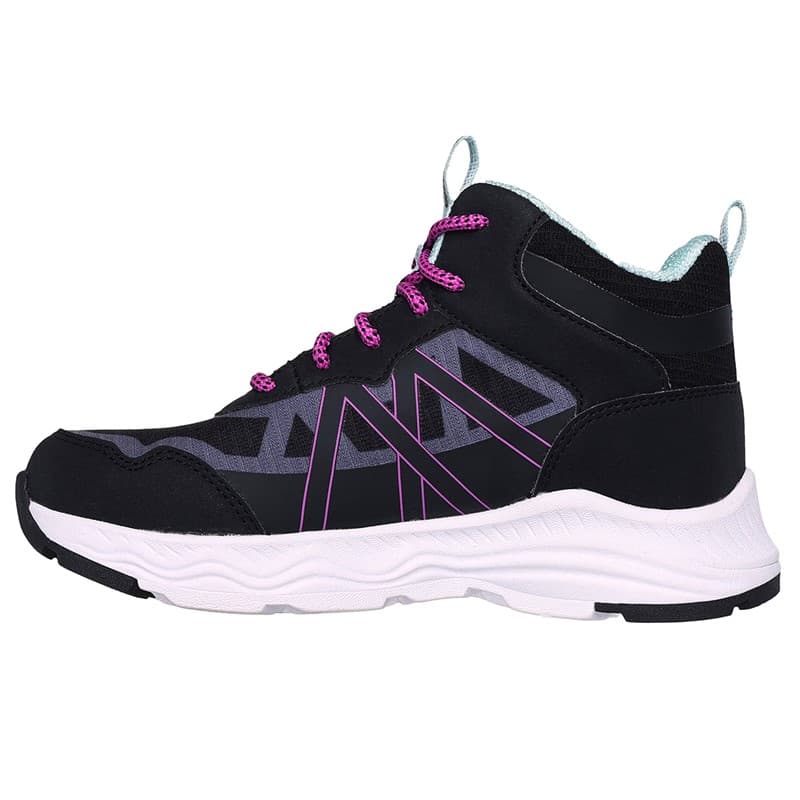 SKECHERS Meisjes Avontuur Blitz Plezier Achtervolging Waterdichte Schoenen Black Aqua - Afbeelding 5
