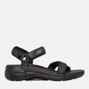 SKECHERS Dames Gowalk Arch Fit Sandalen Zwart