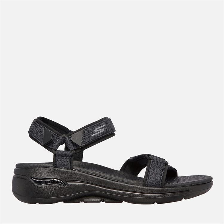 SKECHERS Dames Gowalk Arch Fit Sandalen Zwart