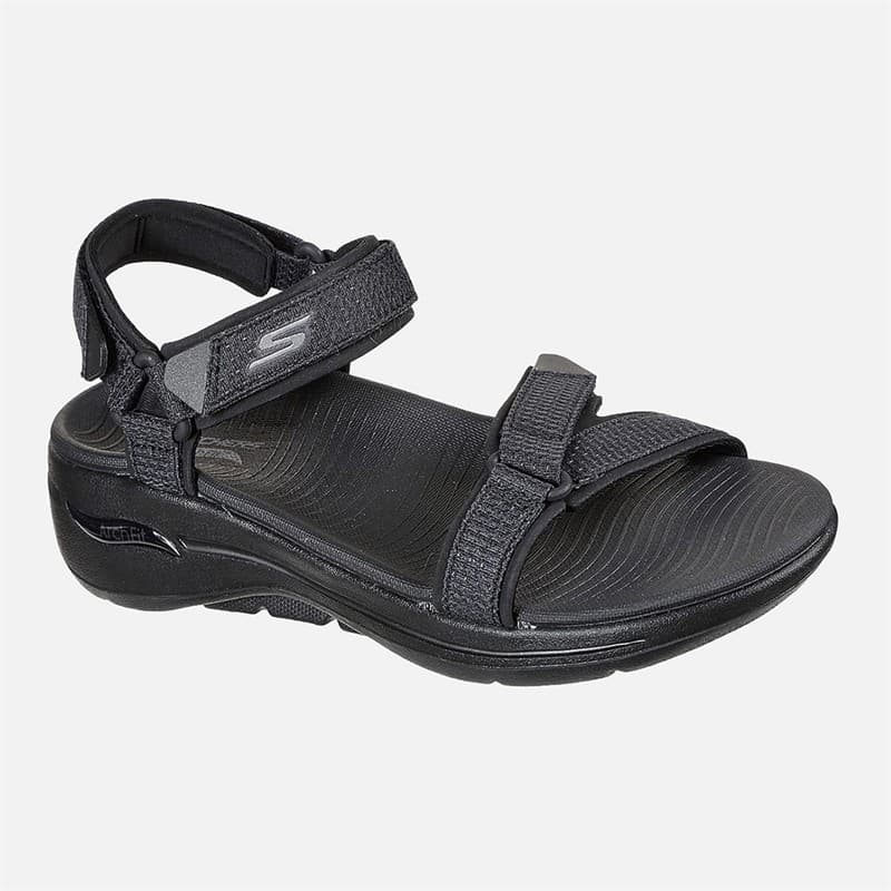 SKECHERS Dames Gowalk Arch Fit Sandalen Zwart - Afbeelding 4