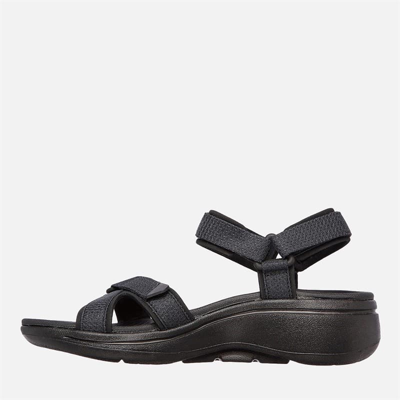SKECHERS Dames Gowalk Arch Fit Sandalen Zwart - Afbeelding 5