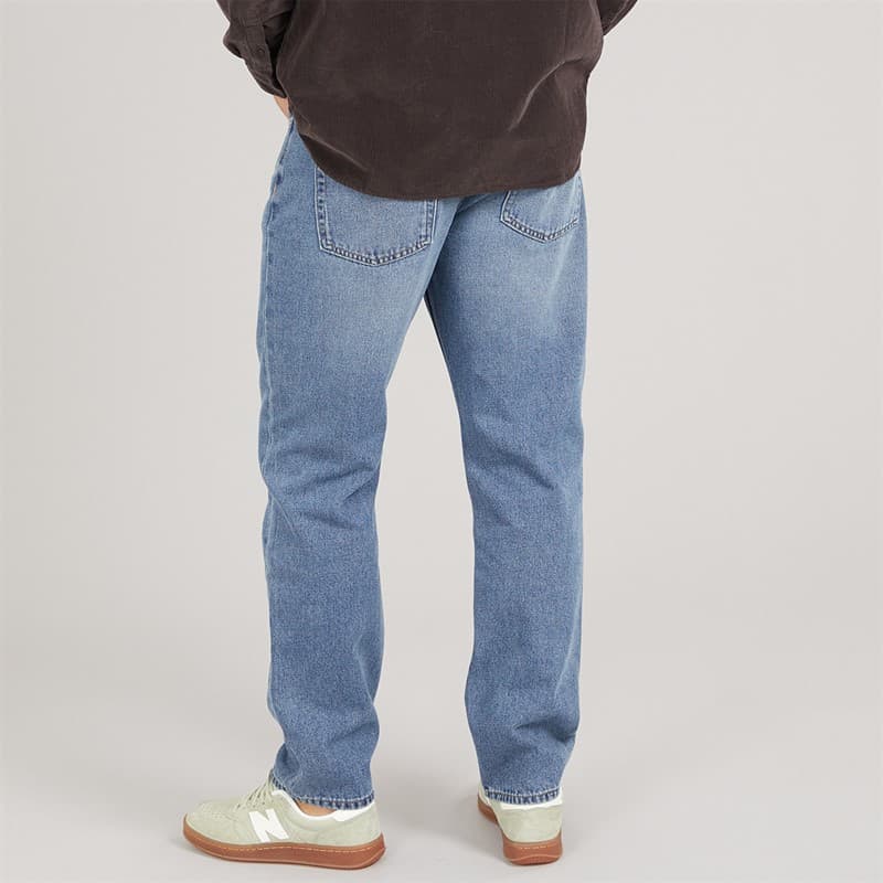 ONLY & SONS Heren Straight Fit Jeans Dark Blue Denim - Afbeelding 2