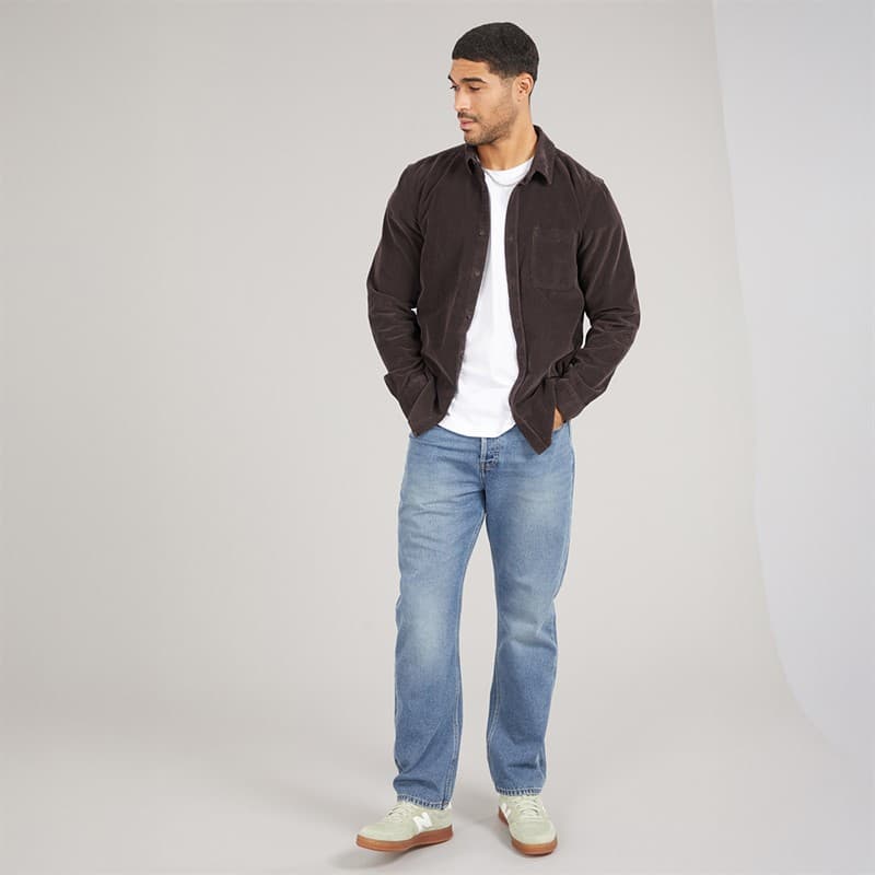 ONLY & SONS Heren Straight Fit Jeans Dark Blue Denim - Afbeelding 4