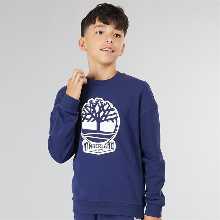 Timberland Jongens Sweatshirt Middeleeuws Blauw