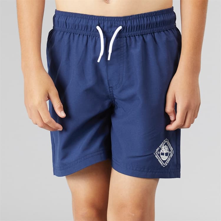 Timberland Jongens Zwem Shorts Middeleeuws Blauw