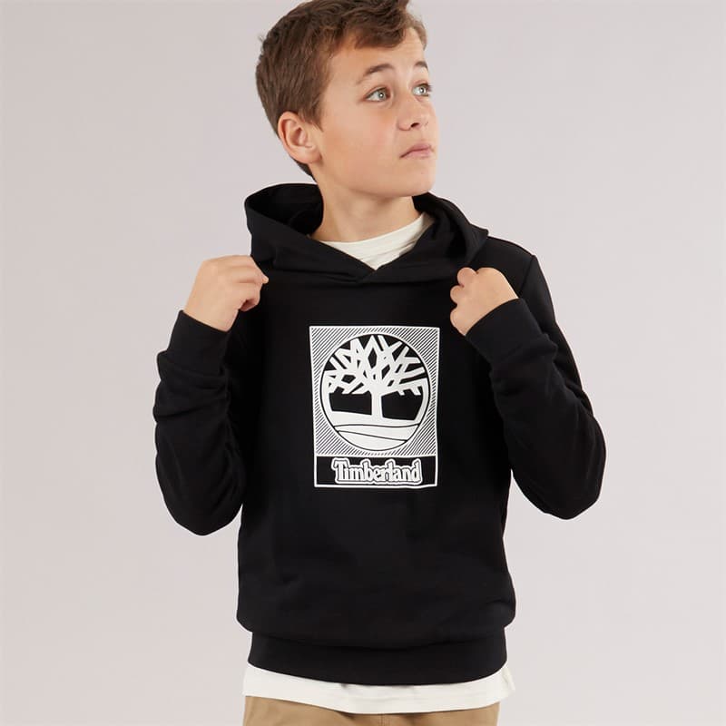 Timberland Jongens OTH Hoodie Black Black - Afbeelding 1
