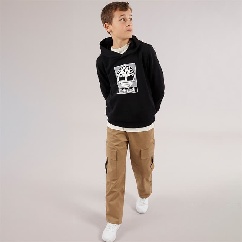 Timberland Jongens OTH Hoodie Black Black - Afbeelding 3