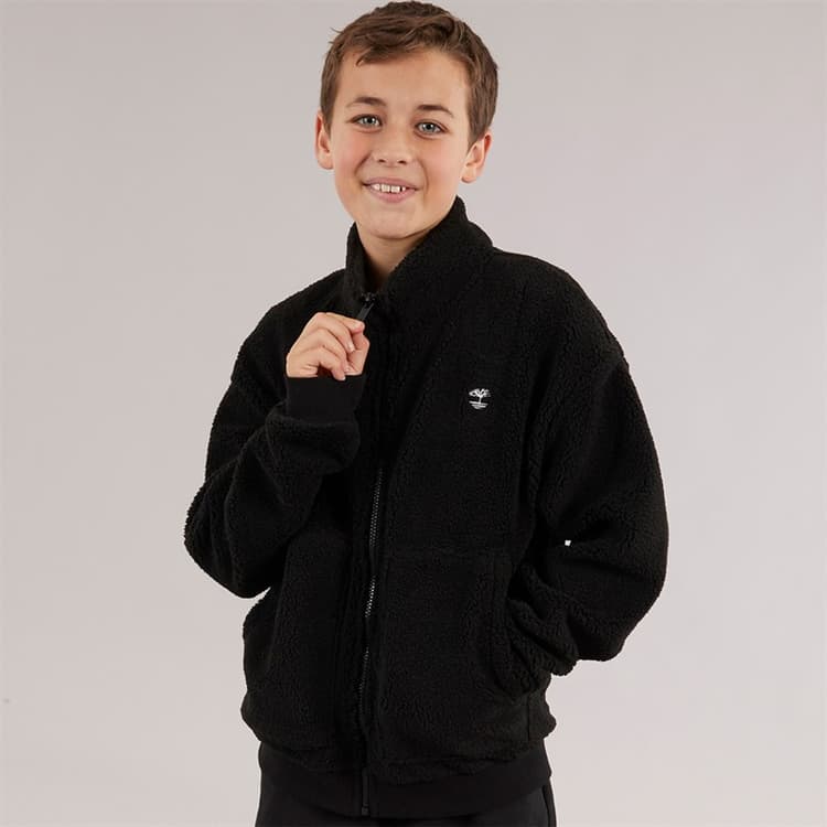 Timberland Jongens Fleece Met Rits Zwart