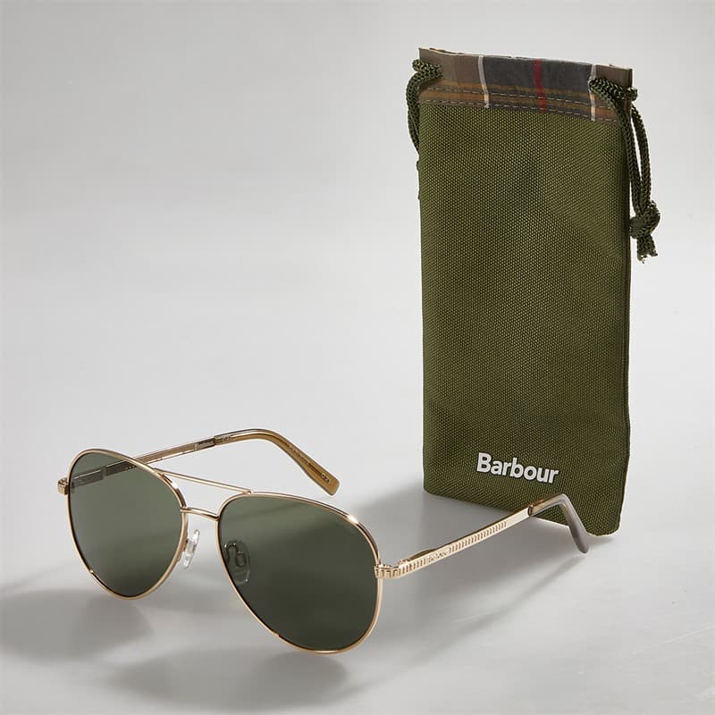 Barbour Heren Zonnebrillen Shiny Gold - Afbeelding 3