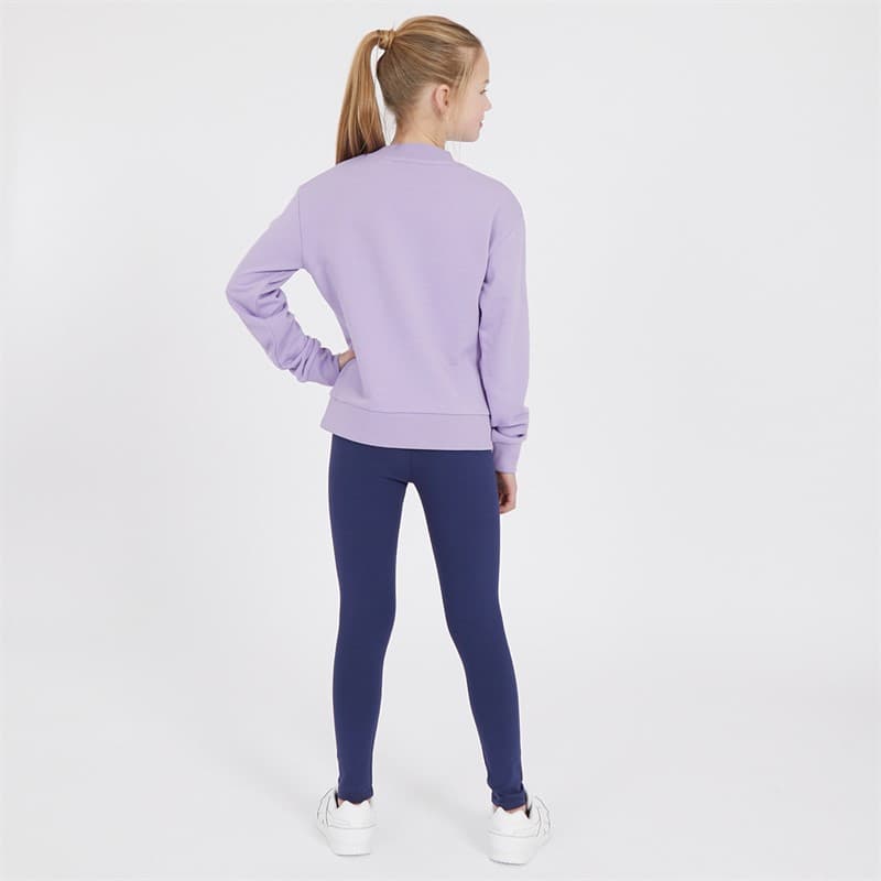 U.S. POLO ASSN. Meisjes Script Trainingspakken Blauw - Afbeelding 2