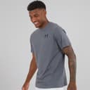 Under Armour T-shirt met korte mouwen voor Heren UA Sportstyle linker borst Castlerock/Zwart